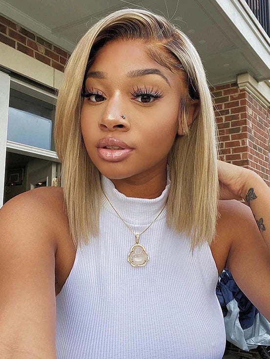 Wear Go Ombre Blonde 6x4 Lace Closure 4 613 Straight Glueless