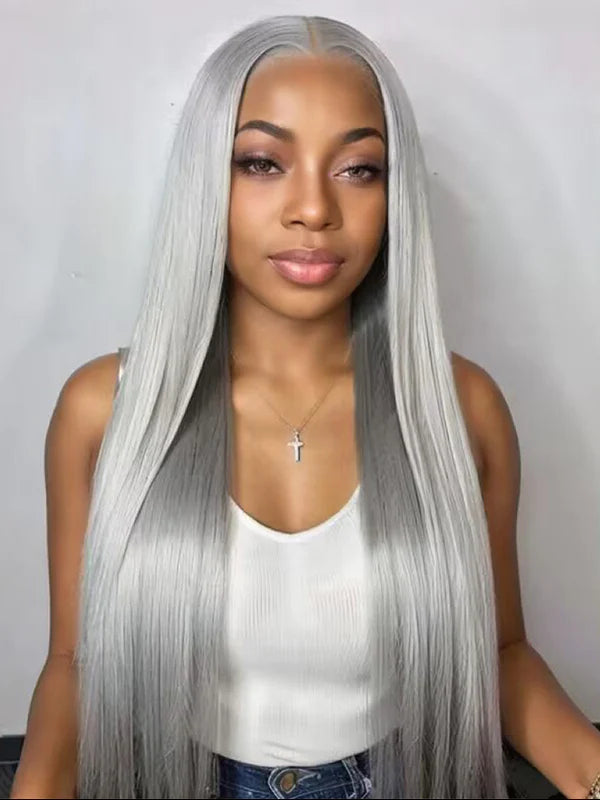 Grey deals glueless wigs