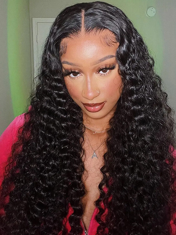 32-40 inch | Long Hair 13x4 Transparent Lace Frontal Loose Deep Wigs