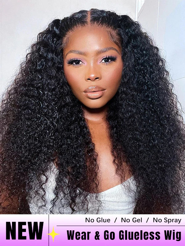 Wear & Go New In 6x4 Undetectable HD Glueless Jerry Curly Wigs
