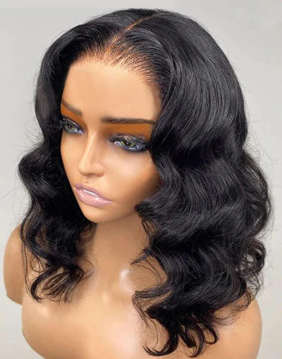 Short Bob Loose Deep Wave Lace Frontal Wigs 180% density -Alipearl Hair