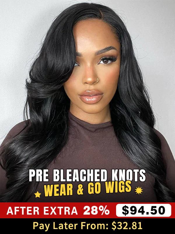 Glueless 6x4 Undetectable HD Lace Body Wave Wear Go Wig | Pre-bleached Knots