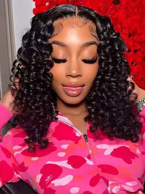 TAVIMART  -  99J Red Burgundy Colored Human Hair Wigs 6x4 Glueless Wigs Ready To Wear Straight HD Transparent Lace Front Human Hair Wigs